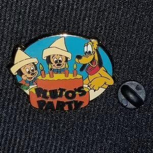 Disney Pin Pluto's Party Pluto Morty Ferdie 12 Months of Magic 11541 2002 VTG
